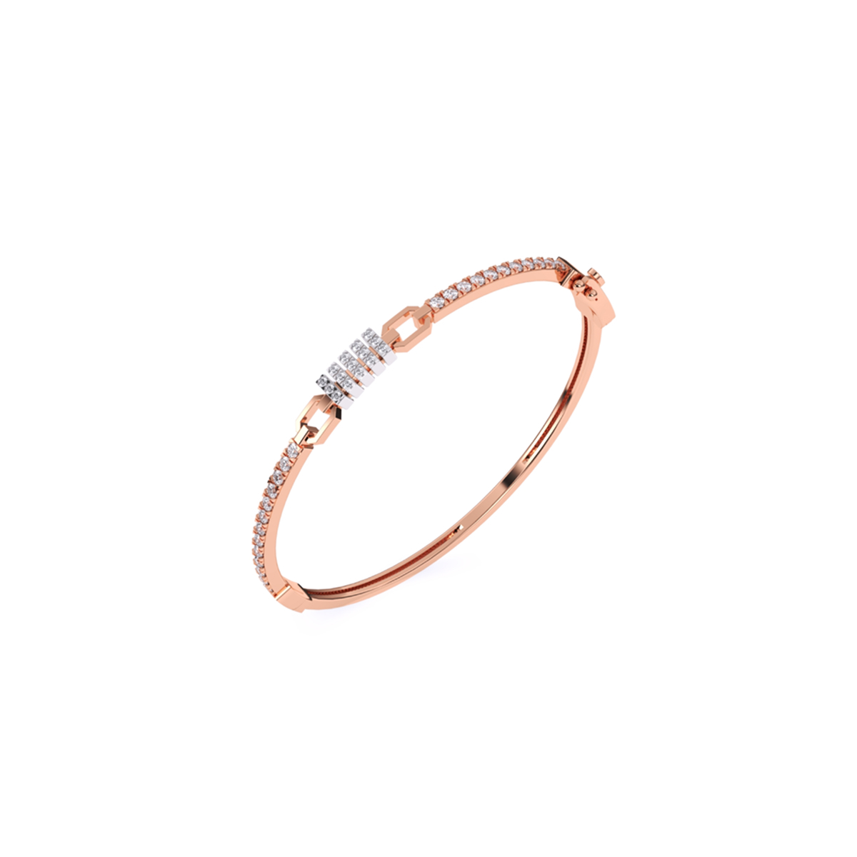 Amazing Half Eternity Diamond Bracelet